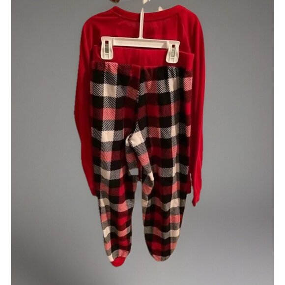 Holiday FamJams Light It Up Reindeer Family Christmas Pjs Kids Large 10/12 - Picture 2 of 10